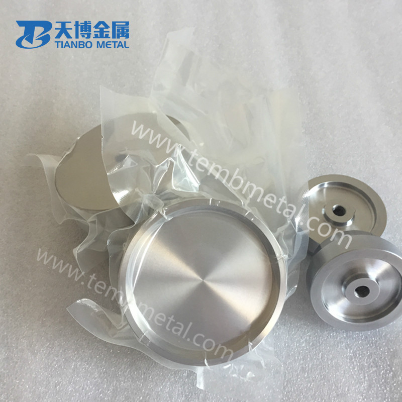 99.95%  High Purity China made high purity 4N 99.99wt% high purity titanium niobium sputtering target and crucibles baoji tianbo