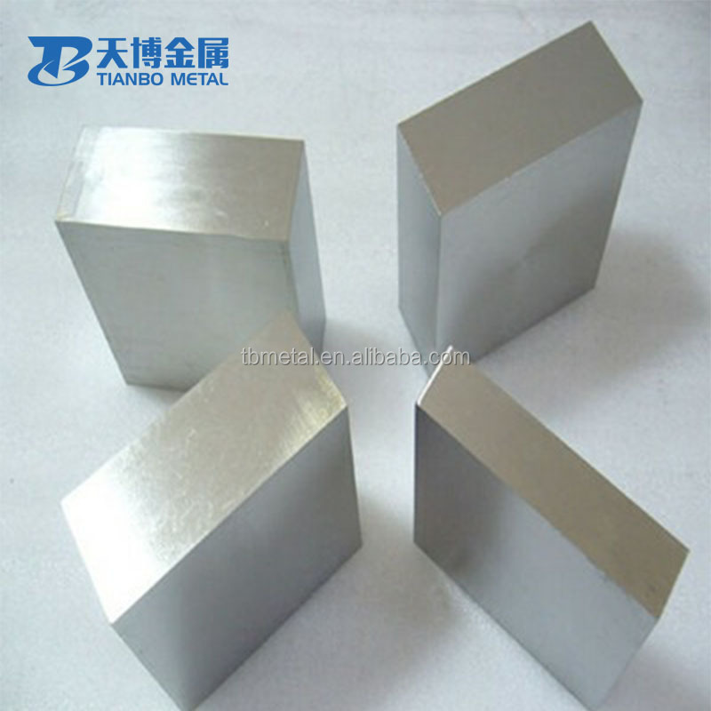 high-precision forged titanium ingots Ti block used for industrial from baoji tianbo metal company