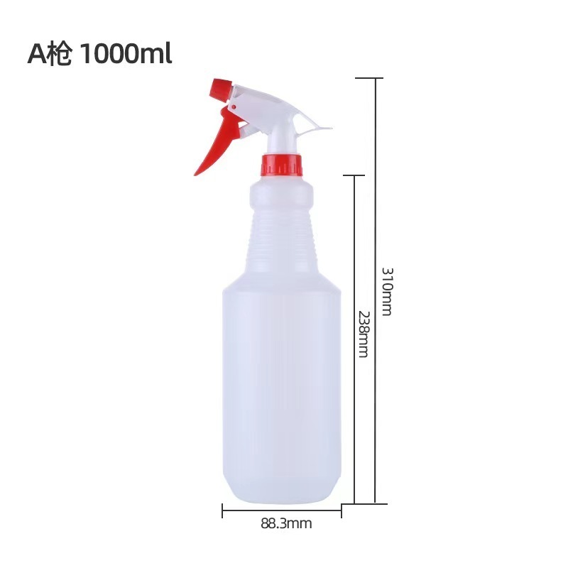 Adjustable Head Sprayer Fine to Stream Plastic Spray Leak Proof Empty 16 oz Bottles for Chemical and Cleaning Solutions