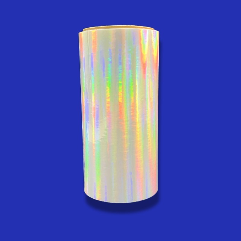 Bopp Film Factory Price Rainbow Glossy Holographic Film For Luxury Packaging For Cold Lamination Film