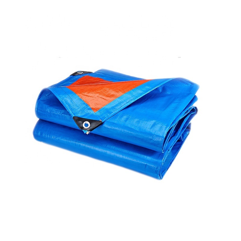 tarpaulin poly truck cover blue white pe tarp outdoor