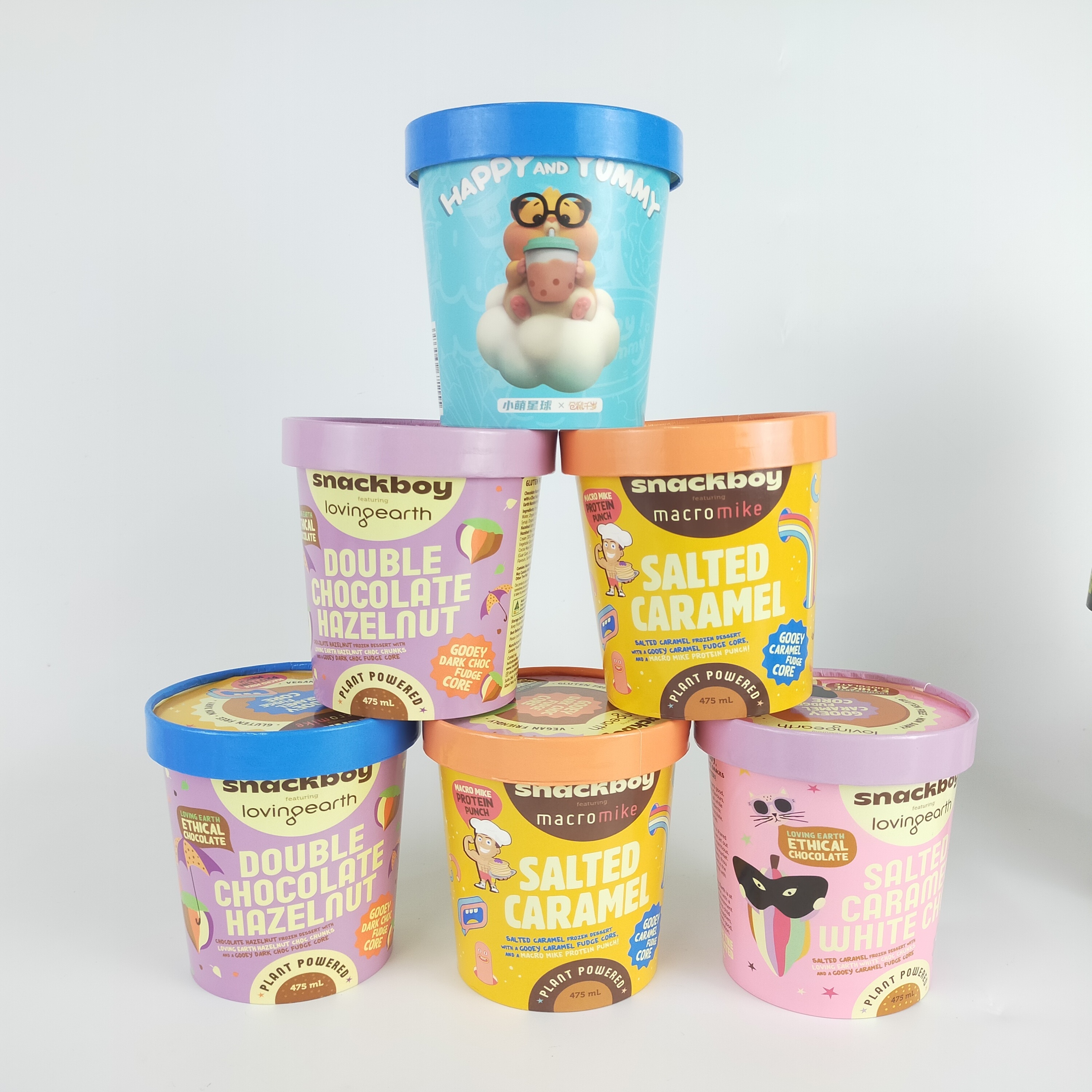 Custom Printing Logo 5 -33oz Disposable Food Grade Packaging Biodegradable Ice Cream Cup/Bowl/Packaging/Container