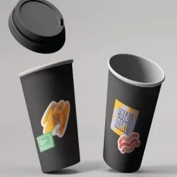 'Custom High Quality Print Personalized Disposable Takeaway Cappuccino Espresso Hot Drink Paper Coffee Cups With Lids 16 Oz