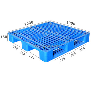 anti-slip low price HDPE light weight 9 feets plastic pallet supplier for one time export