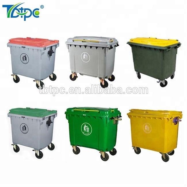 bulk heavy duty garbage bins trash can industrial garden waste bin container garbage trolley for workshop