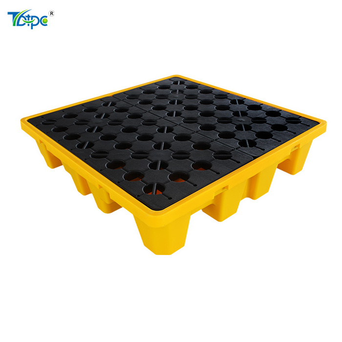 stacking Leakage- Proof Pallet Single faced Spill Pallet Pallet for Clothing Factory Spill Pllet