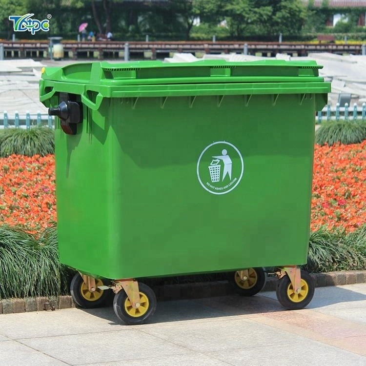 bulk heavy duty garbage bins trash can industrial garden waste bin container garbage trolley for workshop