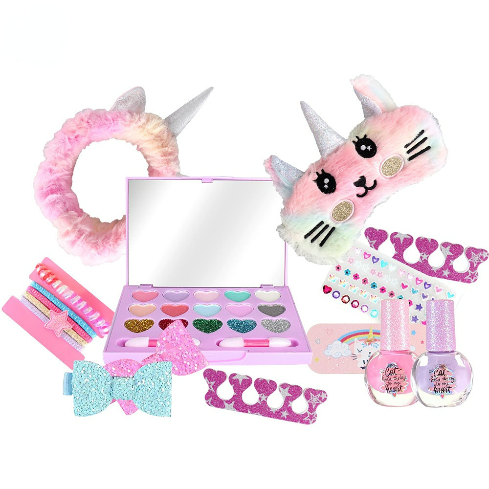 Hot selling make up kits for girl princess dress up cosmetics make up set play house toys girls make up Sets