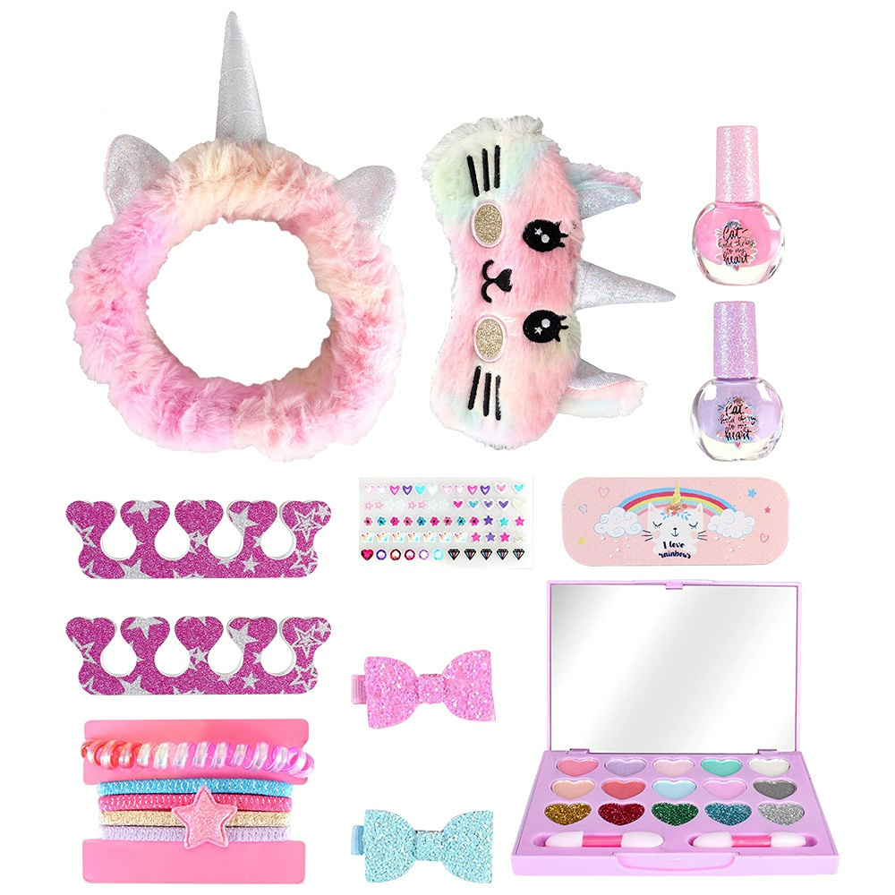 Hot selling make up kits for girl princess dress up cosmetics make up set play house toys girls make up Sets