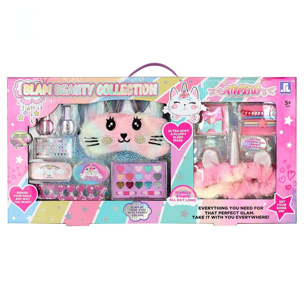 Hot selling make up kits for girl princess dress up cosmetics make up set play house toys girls make up Sets