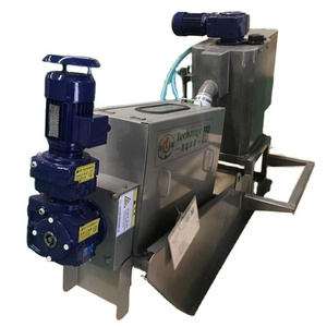 Perfect screw filter press marine sewage sludge dewatering treatment plant