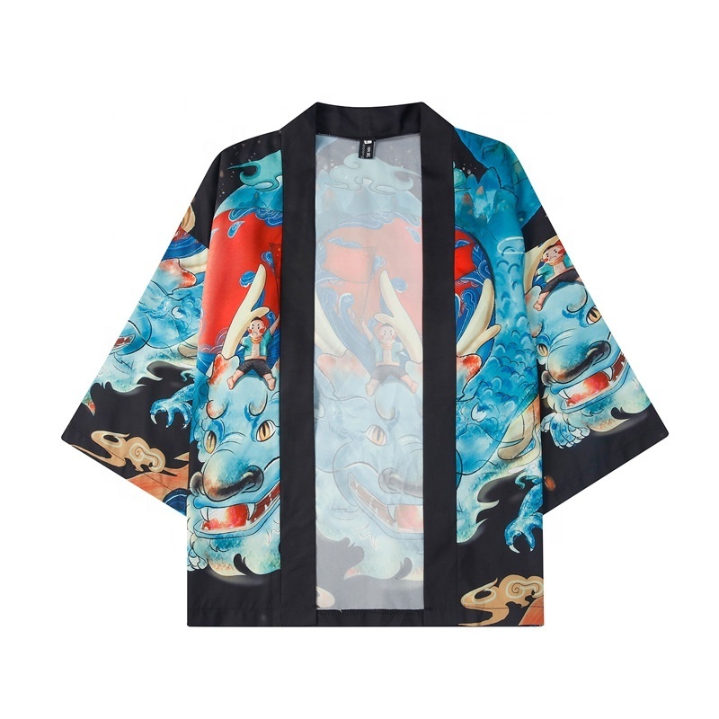 Custom Unisex Traditional Carefully Sewn Sublimation Japanese Happi Coat