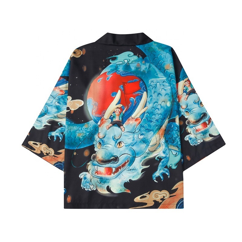 Custom Unisex Traditional Carefully Sewn Sublimation Japanese Happi Coat