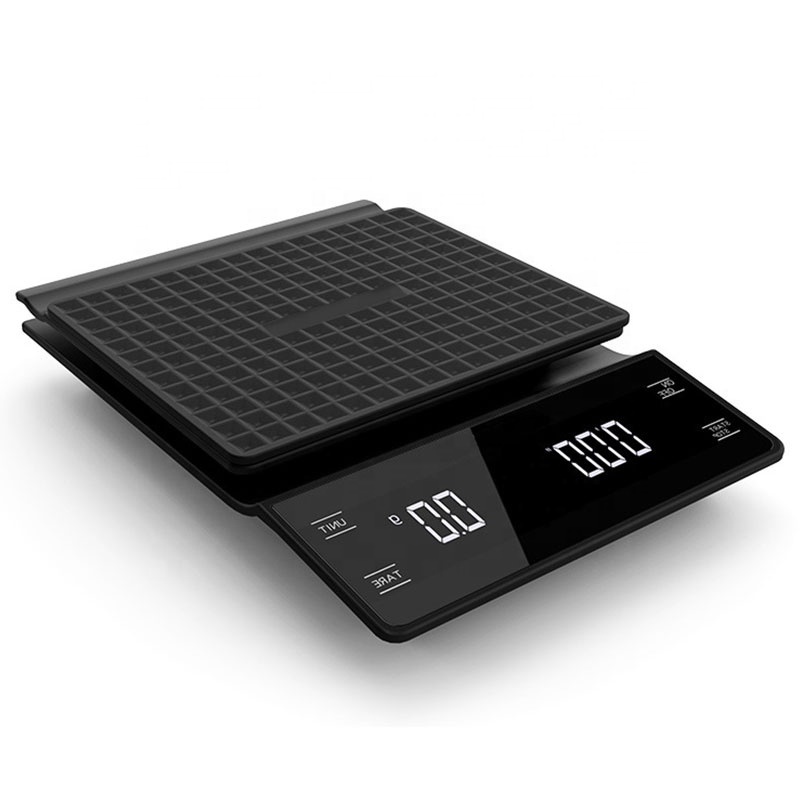 Household Baking Kitchen Weighing Led Display Electric Mini Drip Digital V60 Coffee Scale Coffee Weighing Scale Timer