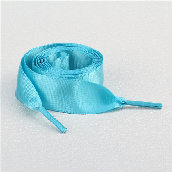 wholesale cheap silk shoe laces  2cm wide fashion ribbon shoelaces