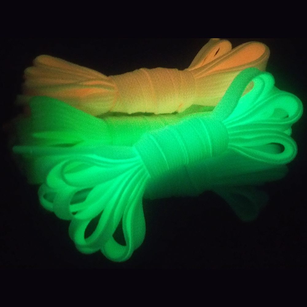 Cool Luminous Shoestring Fashion Glowing in the dark Shoelaces Luminous Shoe laces Party Shoelaces 120cm for sneakers