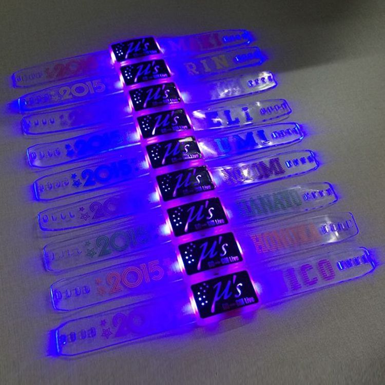 Wholesale colorful light up flashing led bracelet for party