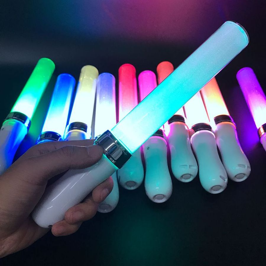 Wholesale OEM concert promotional 15 colors flashing LED light stick