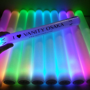 Wholesales cotton candy glow stick foam glow stick