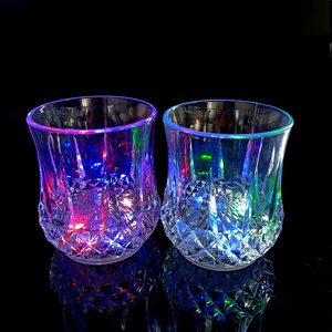 Festive Party Supplies Colorful Liquid Activated Plastic Led Glass Cup