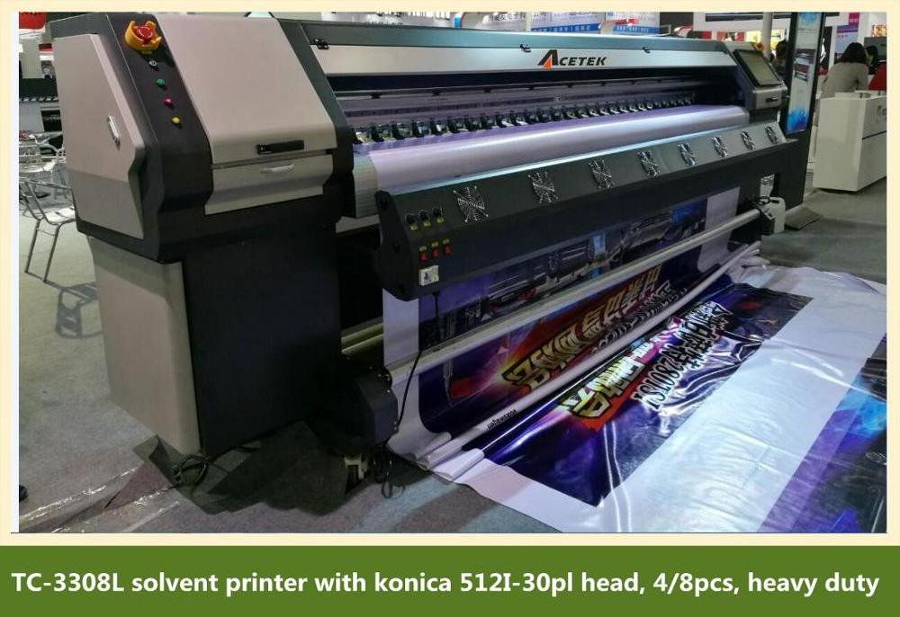 240sqm/h ! Acetekt 3208K 3.2m konica 512i digital fabric printing machine, large format outdoor solvent printer