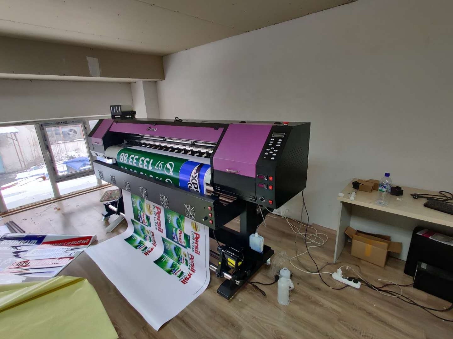 70sqm/h DX5 XP600 Digital Printer 1.6m 1.8m 3.2m vinyl wrap eco solvent printer