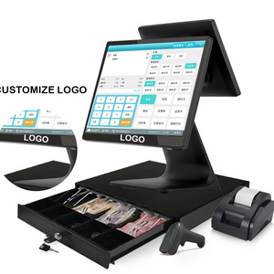 tcang A9 pos system capacitive touch screen Android, Win10 cash register retail menu price inquiry restaurant POS machine