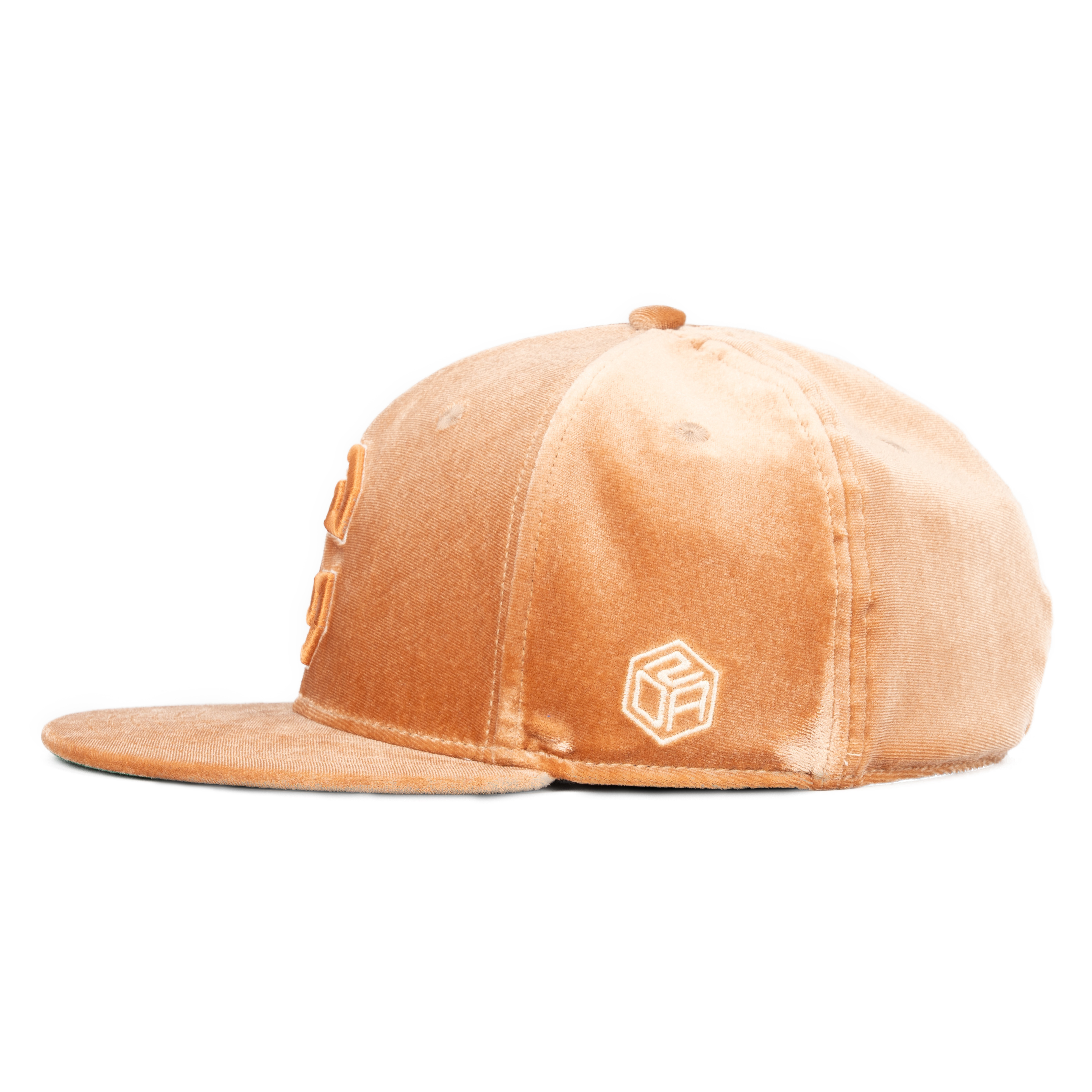 TCAP 6 Panel Custom Velvet 3D Embroidery  Fitted Cap Hat