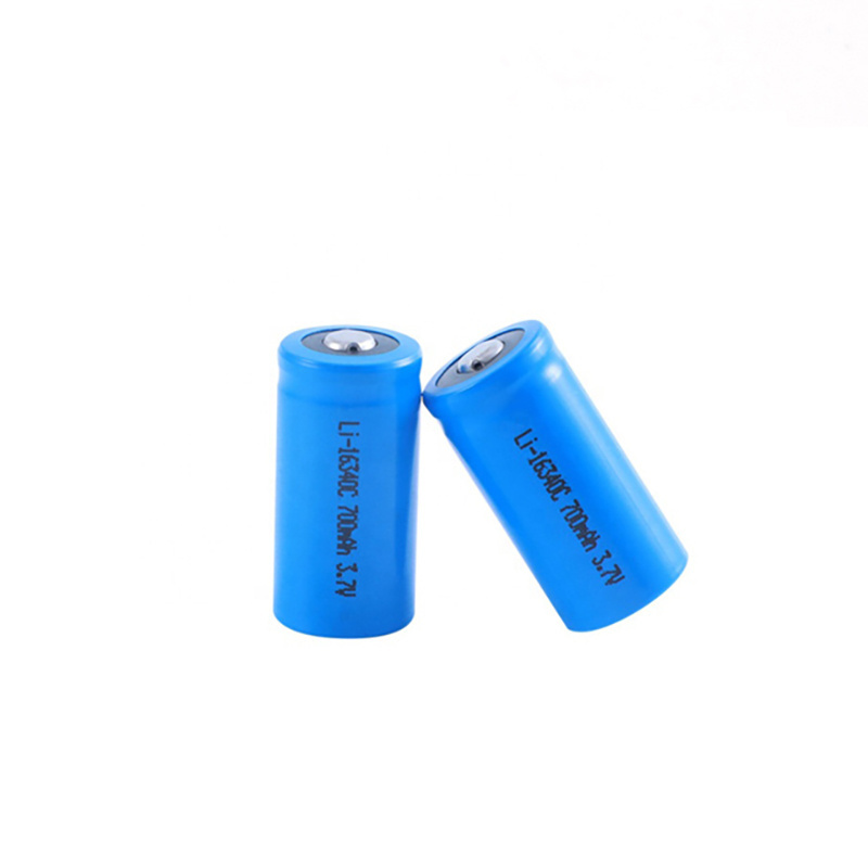 Rechargeable 700mAh 3.7V Li-ion 16340 Batteries ICR123A Lithium Ion Battery For LED Flashlight For 16340 ICR123A Battery