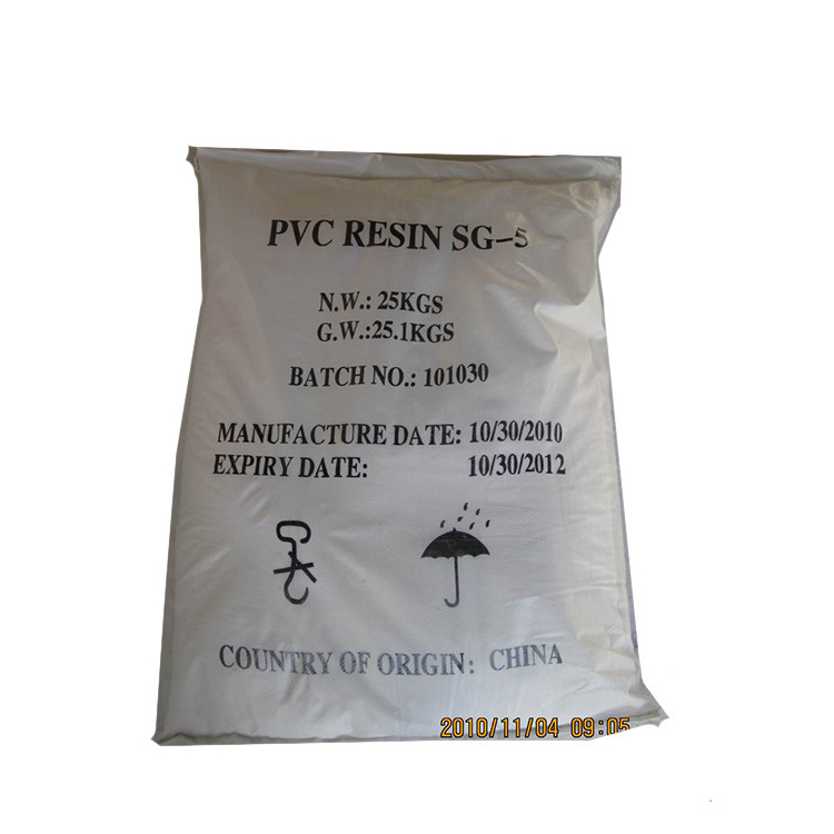 Top Quality Suspension Grade PVC Resin Sg-5 Polyvinyl Chloride PVC Powder K67 For Pipe