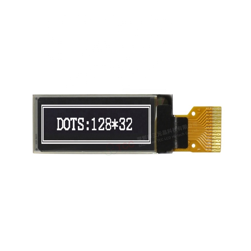 Mini 0.91 inch 128x32 lcd panel ssd1306 driver I2C interface oled display for Blood oxygen instrument