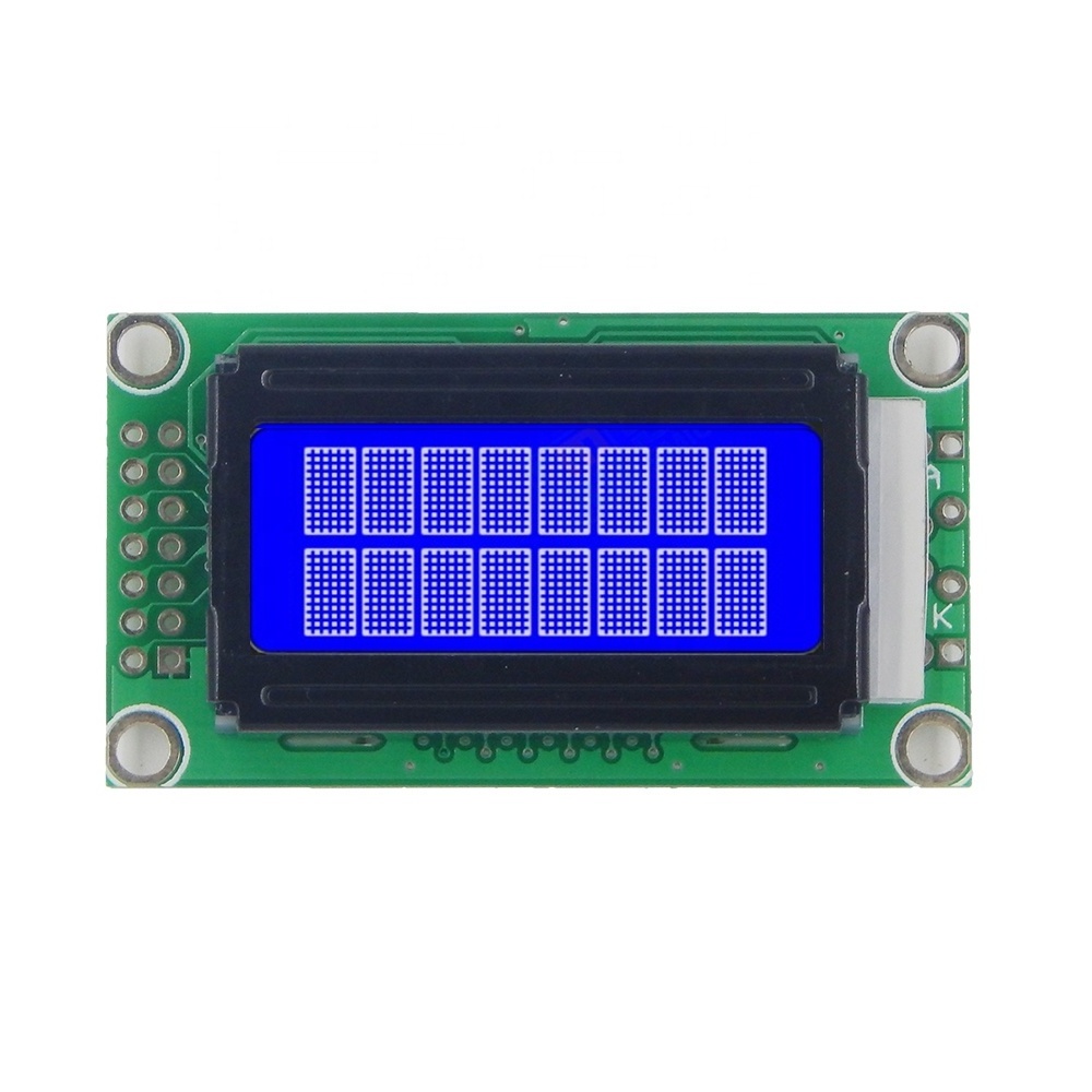 TCC custom alphanumeric module 14 pin 8-bit interface screen 0802 character lcd display