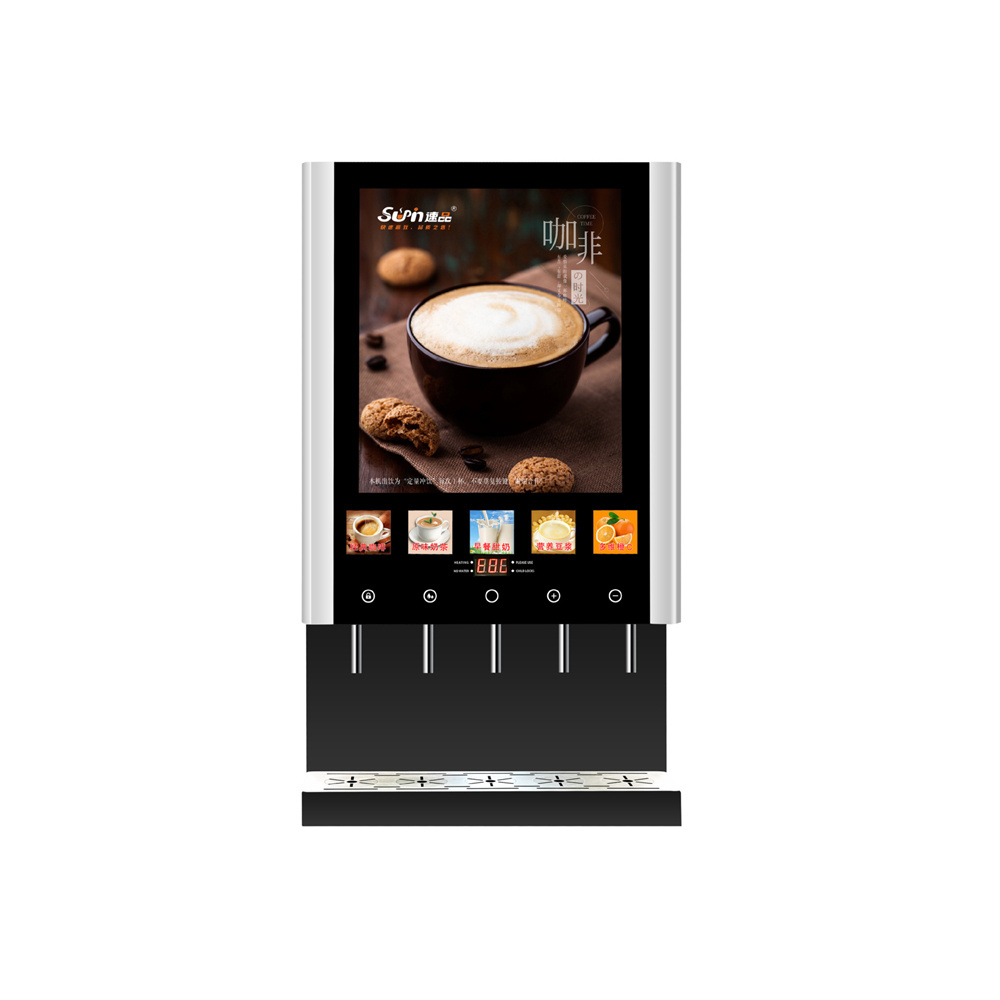 Coin-operated Professional Hotel Restaurant freshly brewed coffee vending machine smart coffee vending machine