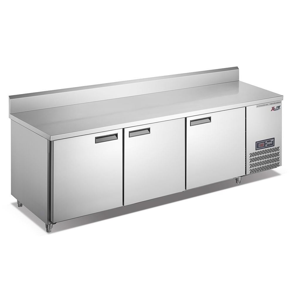 Factory wholesale One key Easy Operation under counter deep freezer salad prep table refrigerated