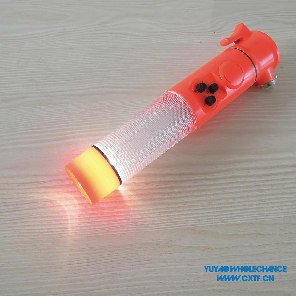 5 in 1 Portable Fire Alarm Emergency Car Led Flashlight