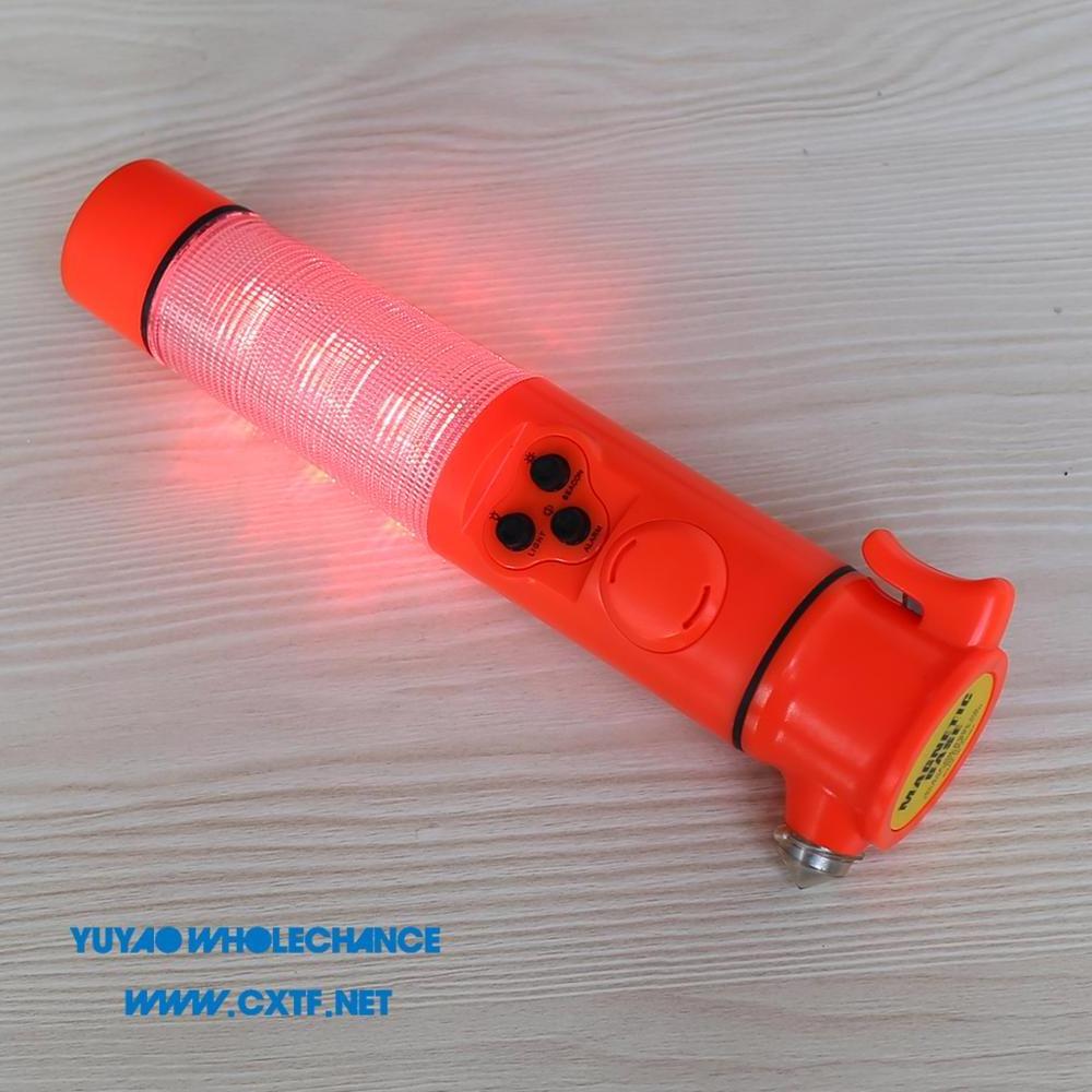 5 in 1 Portable Fire Alarm Emergency Car Led Flashlight