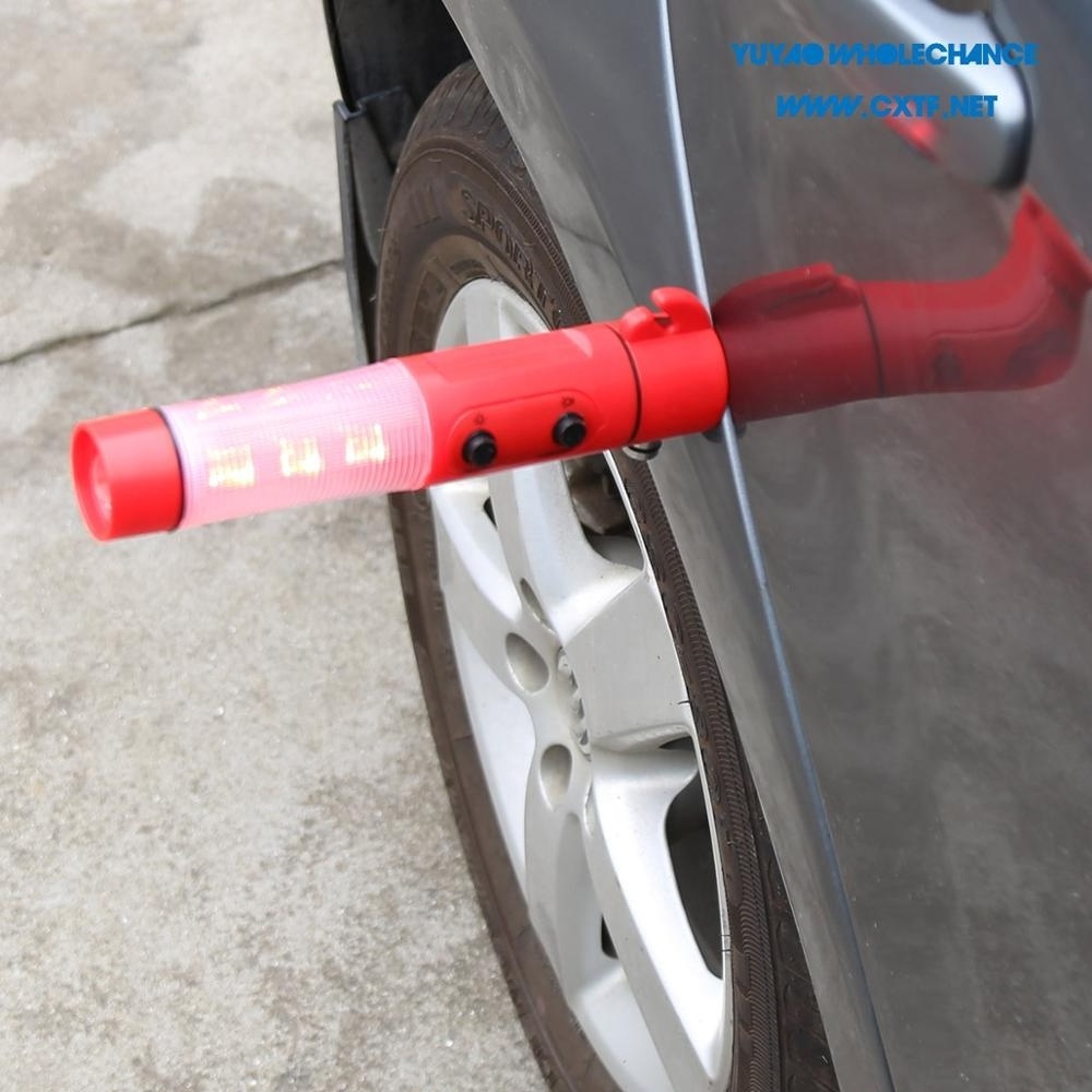 Multifunction Emergency Escape Hammer Flashlight LED Torch for Car Use