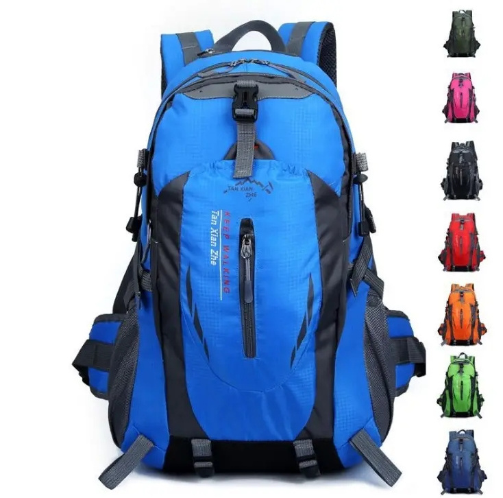 CPC Unisex 25-40L Travel Climbing Camping Hiking Mountain Sport Outdoor Backpack Large capacity Fold With Custom Logo