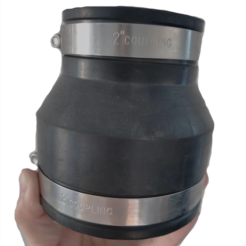 Flexible couplings rubber Pipe joint for plastic pipes