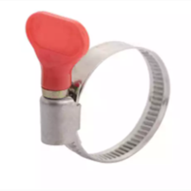 Hand Tighten Hose Clamps with Stainless Steel/PVC Thumb Screw