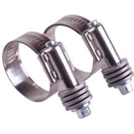 stainless steel 304 perforated heavy duty hi torque constant tension hose clamps