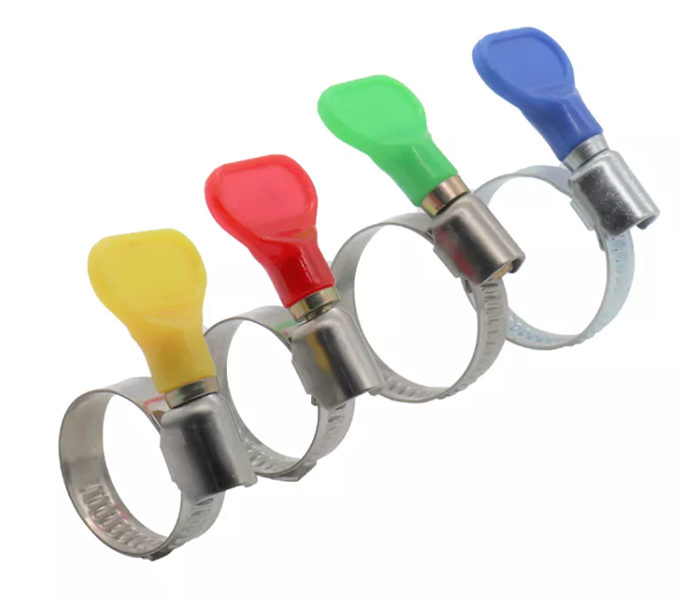 Hot sales Plastic handle quick clamp pvc pipe key hose clamp