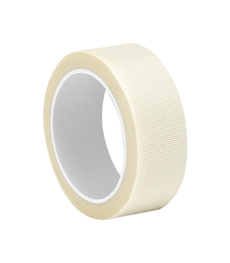 Glass Cloth Tape High Temperature Masking Tape White Heat Resistant Tape for Class H Electrical Powder Coating