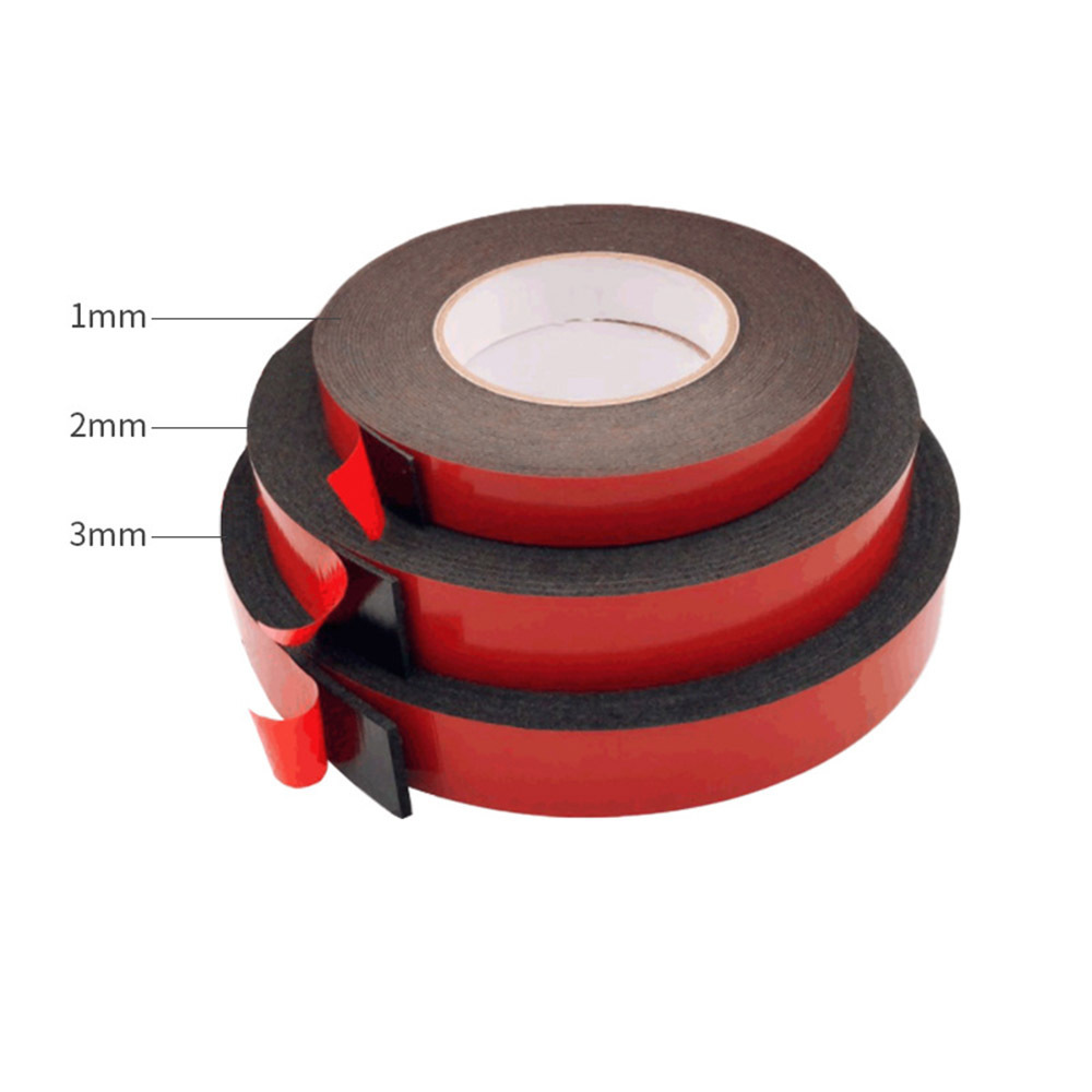 Custom Black Foam Mounting Tape  Strong Adhesive Double Sided Tape for Decorative and Trim Car Double Sided Foam Tape