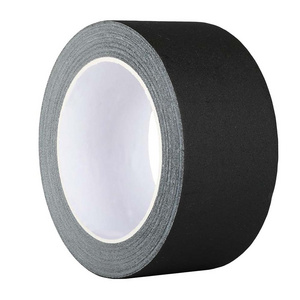 Black Matte Gaffer Tape No Residue No Reflection Waterproof Can Be Torn By Hand For Stage Shooting