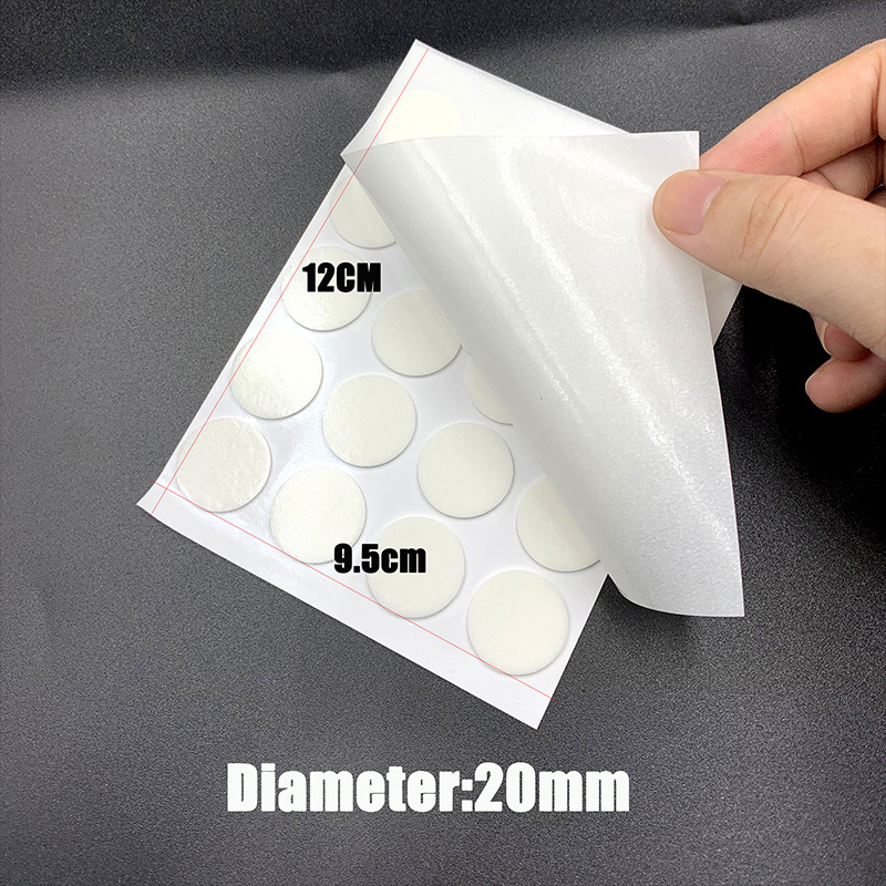 White 20mm Sticker Sheet  Candle Making Foam Double Sided Tape Easy Tear Heat Resist Candle Glue Dot