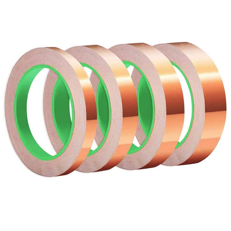 20M Double-Sided Conductive Copper Foil Tape EMI Shielding Paper Circuits Copper Tape Conductive Tape for  Stained Glass Slugs