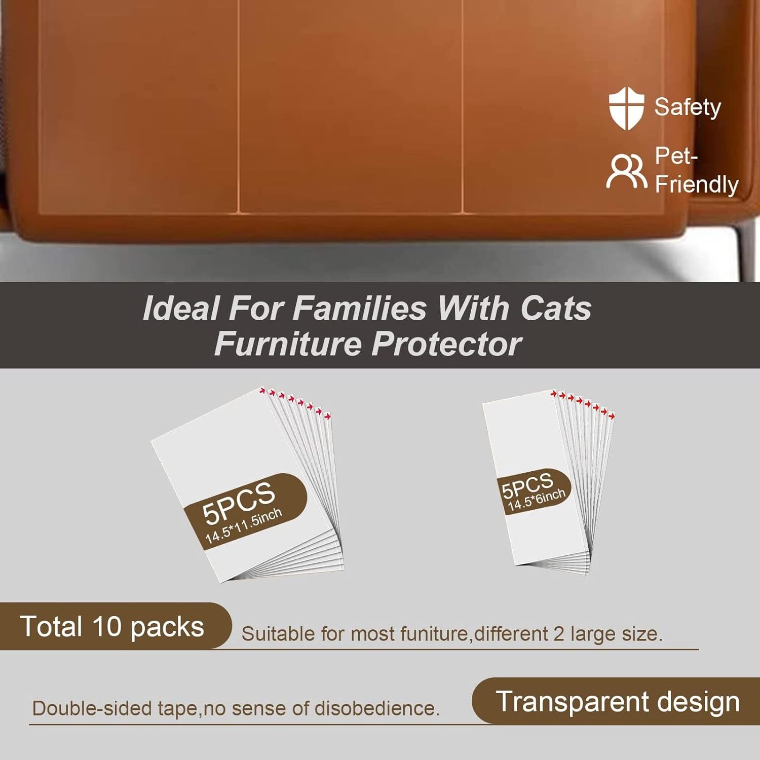 Anti Cat Scratch Sofa Tape Pvc Transparent Removable Adhesive Tape Anti Cat Scratch Furniture Protectors from Cats