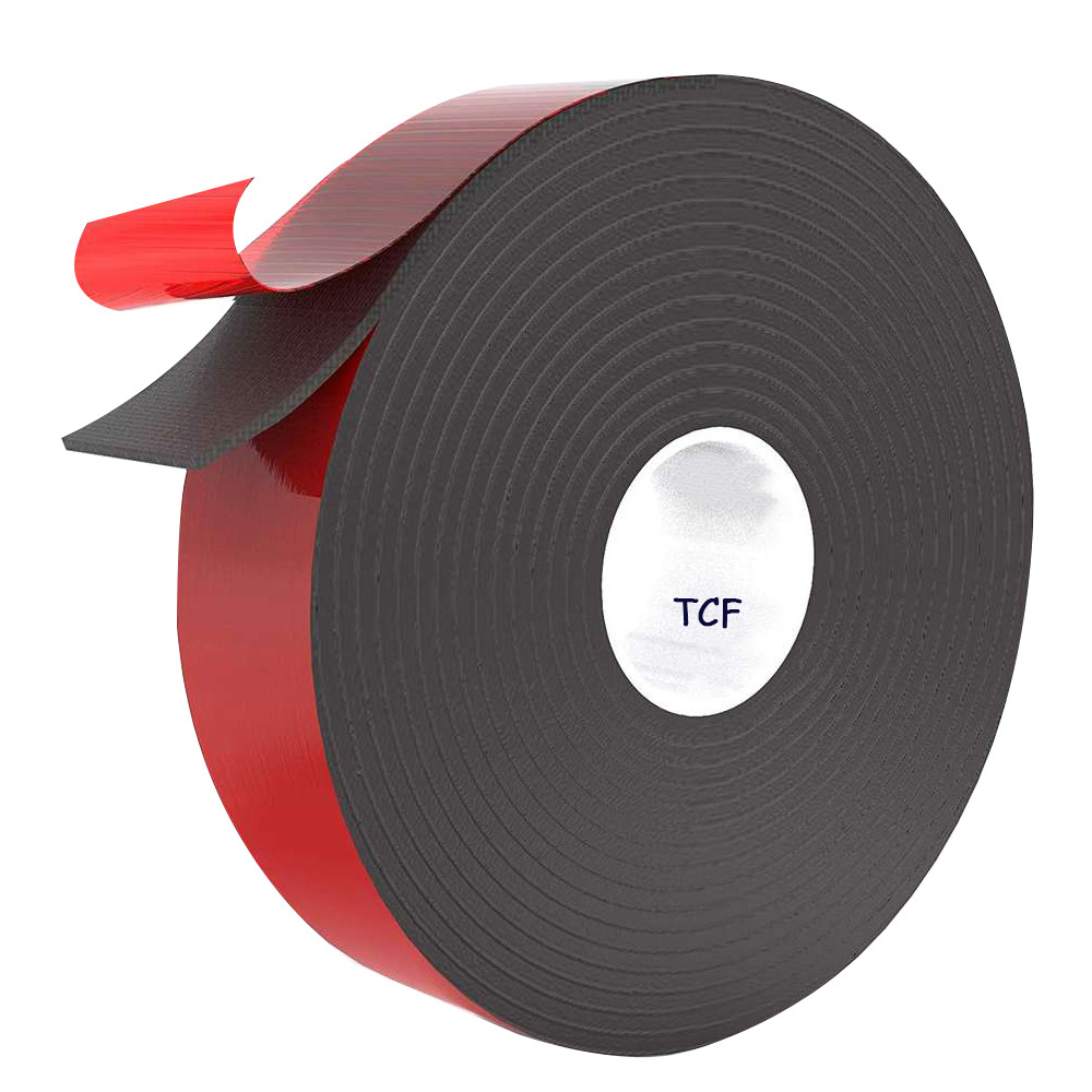 Custom Black Foam Mounting Tape  Strong Adhesive Double Sided Tape for Decorative and Trim Car Double Sided Foam Tape