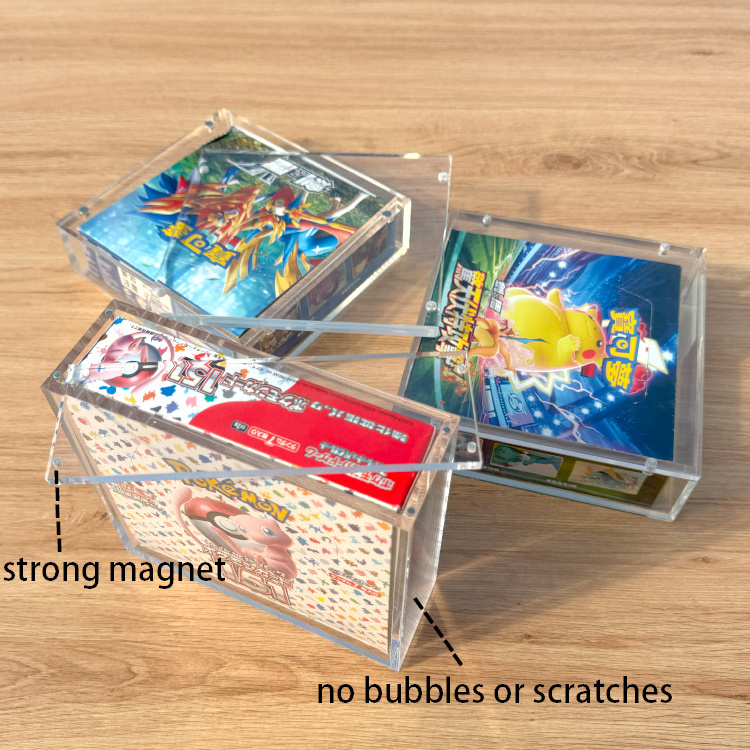 TCG Acrylic Pokemon 151 BB ETB UPC Display For Pokemon Card Elite Trainer Box Ultra Premium Collection Japanese Booster Box Case